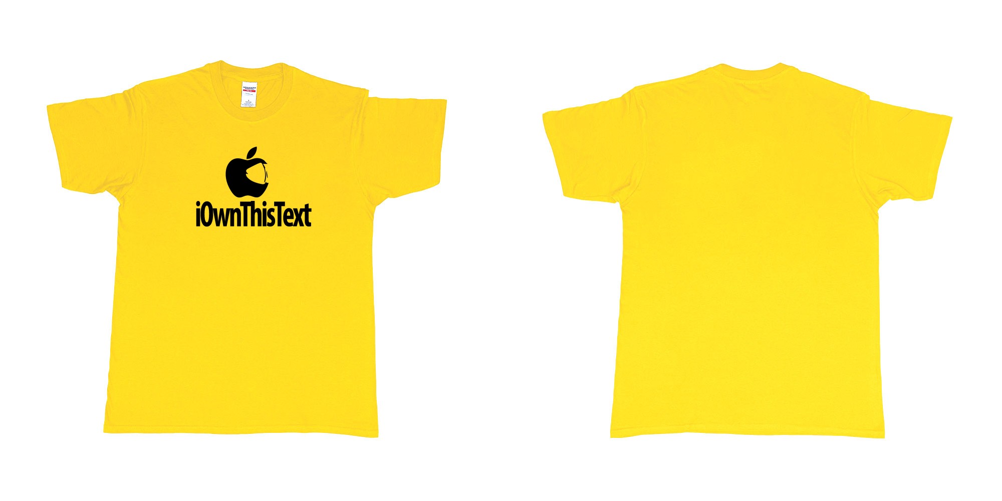 Custom tshirt design Iwanker in fabric color daisy choice your own text made in Bali by The Pirate Way