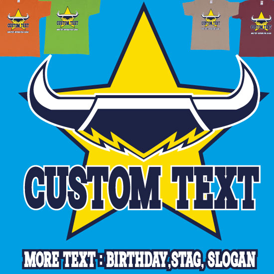 North Queensland Cowboys Custom Tshirt