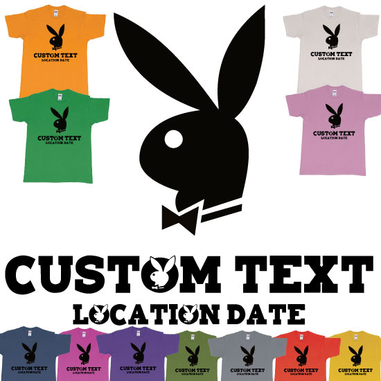 Playboy Playgirl Custom Text Tshirt