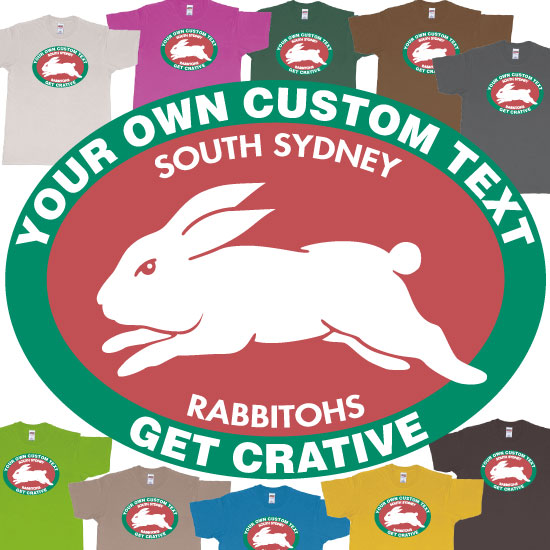 South Sydney Rabbitohs NRL Custom Shirt Print