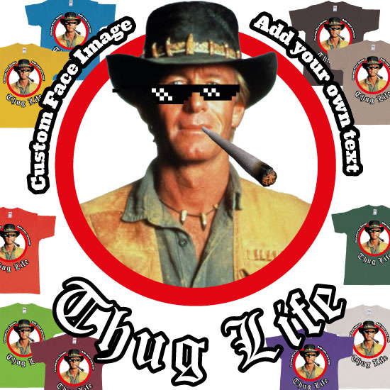 Thug Life Meme Sunglasses Joint Custom Image