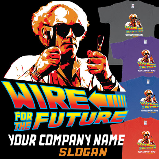 Wire for the Future Back to the Future electrician sparky