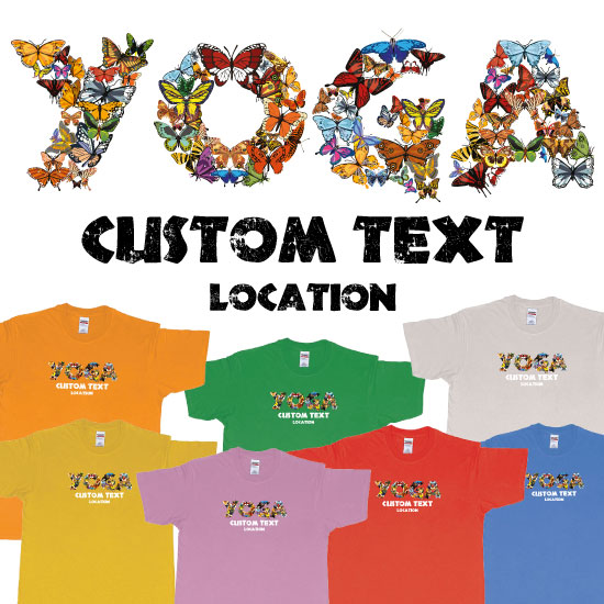 Yoga Butterflys Custom Text Location