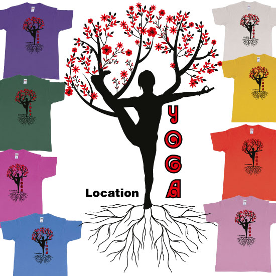 Yoga Tree Of Life Is Blooming Own Logo Location Design
