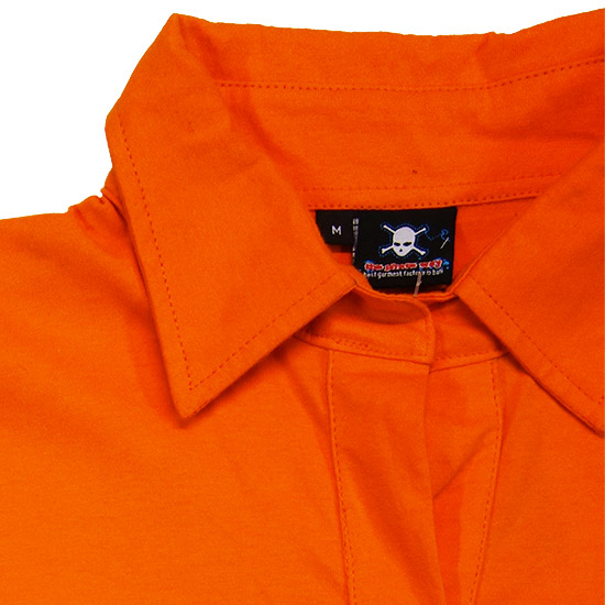 (3123) Bright Orange - Bright orange is a bold and vibrant shade of orange that is often associated with energy, warmth, and fun. It is a popular choice for clothing, home decor, and branding, as it pairs well with a wide range of colors and adds a lively and cheerful touch to any design. Bright orange is often used in design to create a bold and energetic atmosphere, and is often paired with other bright colors or neutral shades to create a striking contrast. This color is achieved by mixing a bright yellow with a small amount of red, resulting in a bold and vibrant hue.