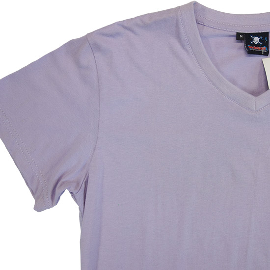 (L20G) V-neck shirt - The classic comfortable women v-neck shirt goes with everything. Relaxed, yet feminine fit. Ribbed collar and hemmed sleeves. - style shirt ready for your own custom printing in Bali