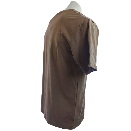 (T02S) V-Neck Shirt in Fabric Color (2006) Wood in (210 GSM, 100% Cotton) Fabric ColorsStandard fabric for men shirtsFabric Specification100% Cotton210 Grams Per Square MeterPreshrunk materialThe fabric is preshrunk, but depending on the way you wash, the fabric might still have up to 2% of shrinkage more.