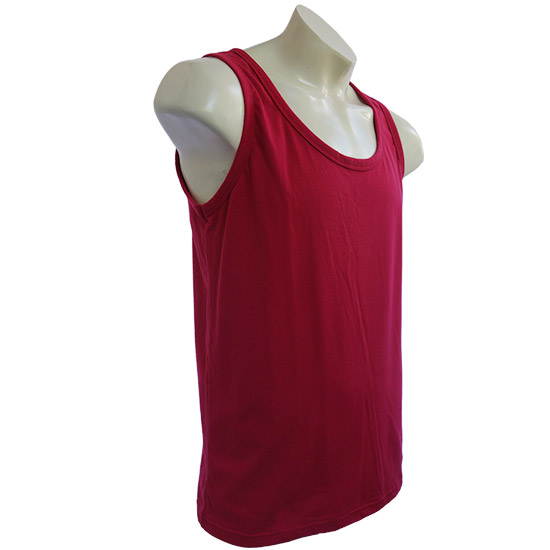 (T07S) Basic Singlet - The Classic Men Singlet is the classic Australian wife beater, Bintang Singlet with a larger ribbing around the openings. Not Australian sized but using our trademark slimmer fit, over the range European size. - style shirt ready for your own custom printing in Bali