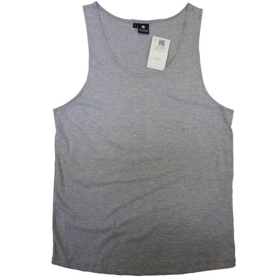 (T14S) Lustful Singlet in Fabric Color (2045) Grey Heather in (210 GSM, 100% Cotton) Fabric ColorsStandard fabric for men shirtsFabric Specification100% Cotton210 Grams Per Square MeterPreshrunk materialThe fabric is preshrunk, but depending on the way you wash, the fabric might still have up to 2% of shrinkage more.