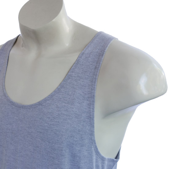 (T14S) Lustful Singlet - The Lustful singlet is a lover cut, larger orm opening singlet with minimalistic sewing - style shirt ready for your own custom printing in Bali