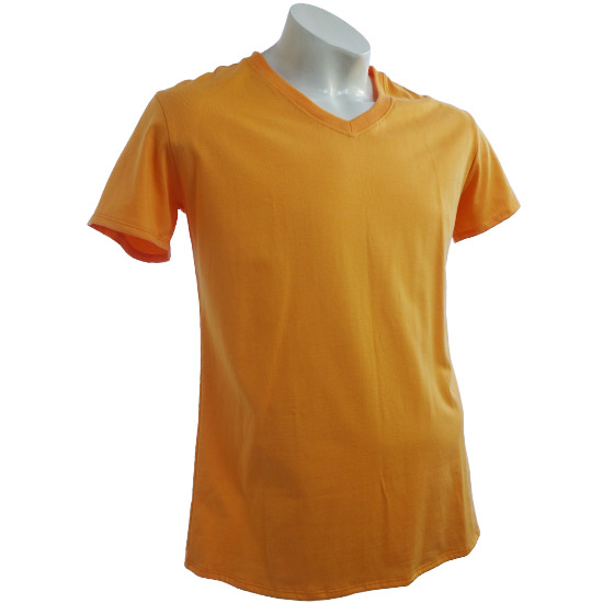 (T16S) Troy V-neck in Fabric Color (2052) Tangerine in (210 GSM, 100% Cotton) Fabric ColorsStandard fabric for men shirtsFabric Specification100% Cotton210 Grams Per Square MeterPreshrunk materialThe fabric is preshrunk, but depending on the way you wash, the fabric might still have up to 2% of shrinkage more.