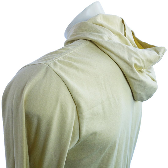 (T34S) Long Sleeve Style Hoodie - The hooded long sleeve shirt has the custom slim cut. The hood is both piratical and a popular fashion. Please consider, the hood hangs down the back of the shirt 30cms, so your own custom printing is only visible when the hood is worn in the upright position unless your design in below 30cms. - style shirt ready for your own custom printing in Bali