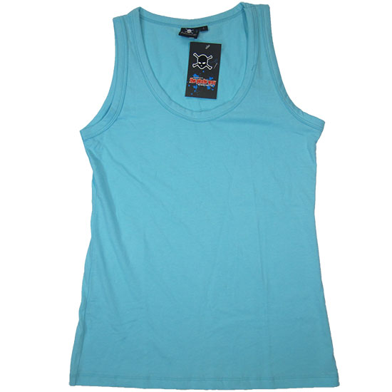 (L05G) Singlet Standard in Fabric Color (3106) Aruba Blue in (160 GSM, 100% Cotton) Fabric ColorsStandard fabric for men/womenFabric Specification100% Cotton160 Grams Per Square MeterPreshrunk materialThe fabric is preshrunk, but depending on the way you wash, the fabric might still have up to 2% of shrinkage more.