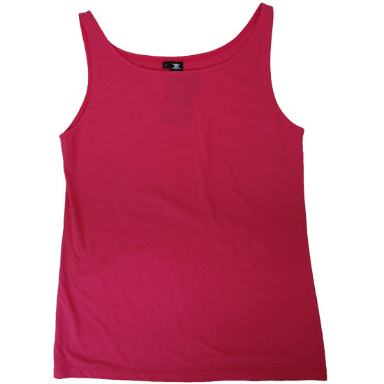(L08G) Singlet Basic in Fabric Color (3142) Hot Pink in (160 GSM, 100% Cotton) Fabric ColorsStandard fabric for men/womenFabric Specification100% Cotton160 Grams Per Square MeterPreshrunk materialThe fabric is preshrunk, but depending on the way you wash, the fabric might still have up to 2% of shrinkage more.