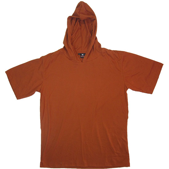 (T04S) Hoodie Shirt in Fabric Color (2047) Rust in (210 GSM, 100% Cotton) Fabric ColorsStandard fabric for men shirtsFabric Specification100% Cotton210 Grams Per Square MeterPreshrunk materialThe fabric is preshrunk, but depending on the way you wash, the fabric might still have up to 2% of shrinkage more.
