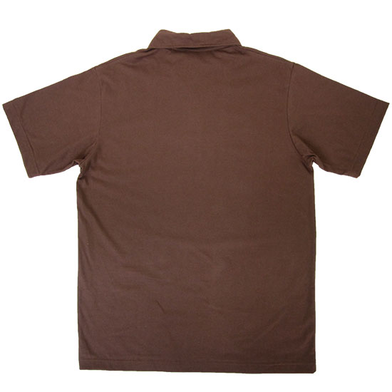 (T11S) Polo Shirt Unisex in Fabric Color (2007) Brown in (210 GSM, 100% Cotton) Fabric ColorsStandard fabric for men shirtsFabric Specification100% Cotton210 Grams Per Square MeterPreshrunk materialThe fabric is preshrunk, but depending on the way you wash, the fabric might still have up to 2% of shrinkage more.