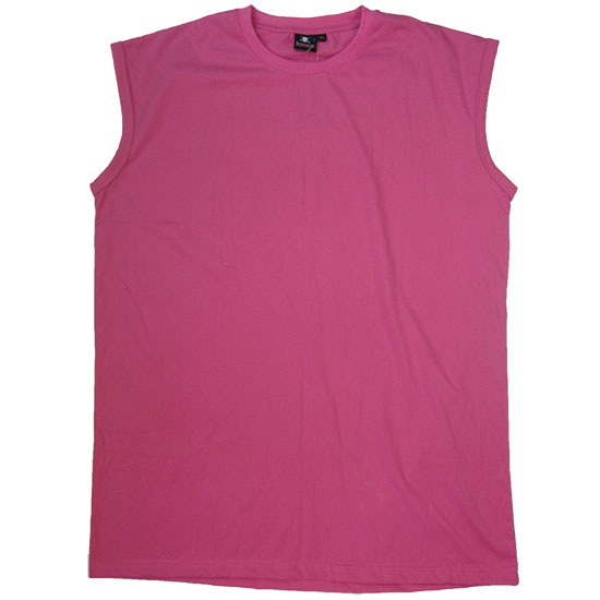 (T12S) Sleeveless T-shirt in Fabric Color (2023) Guava in (210 GSM, 100% Cotton) Fabric ColorsStandard fabric for men shirtsFabric Specification100% Cotton210 Grams Per Square MeterPreshrunk materialThe fabric is preshrunk, but depending on the way you wash, the fabric might still have up to 2% of shrinkage more.