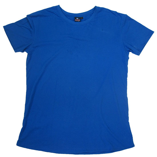 (T13S) Troy T-shirt in Fabric Color (3107) Imperial Blue in (160 GSM, 100% Cotton) Fabric ColorsStandard fabric for men/womenFabric Specification100% Cotton160 Grams Per Square MeterPreshrunk materialThe fabric is preshrunk, but depending on the way you wash, the fabric might still have up to 2% of shrinkage more.